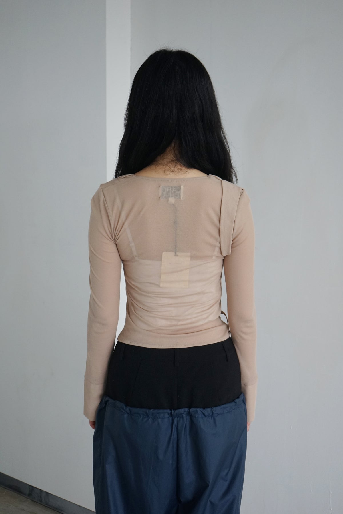 LOANE TOP - Nude