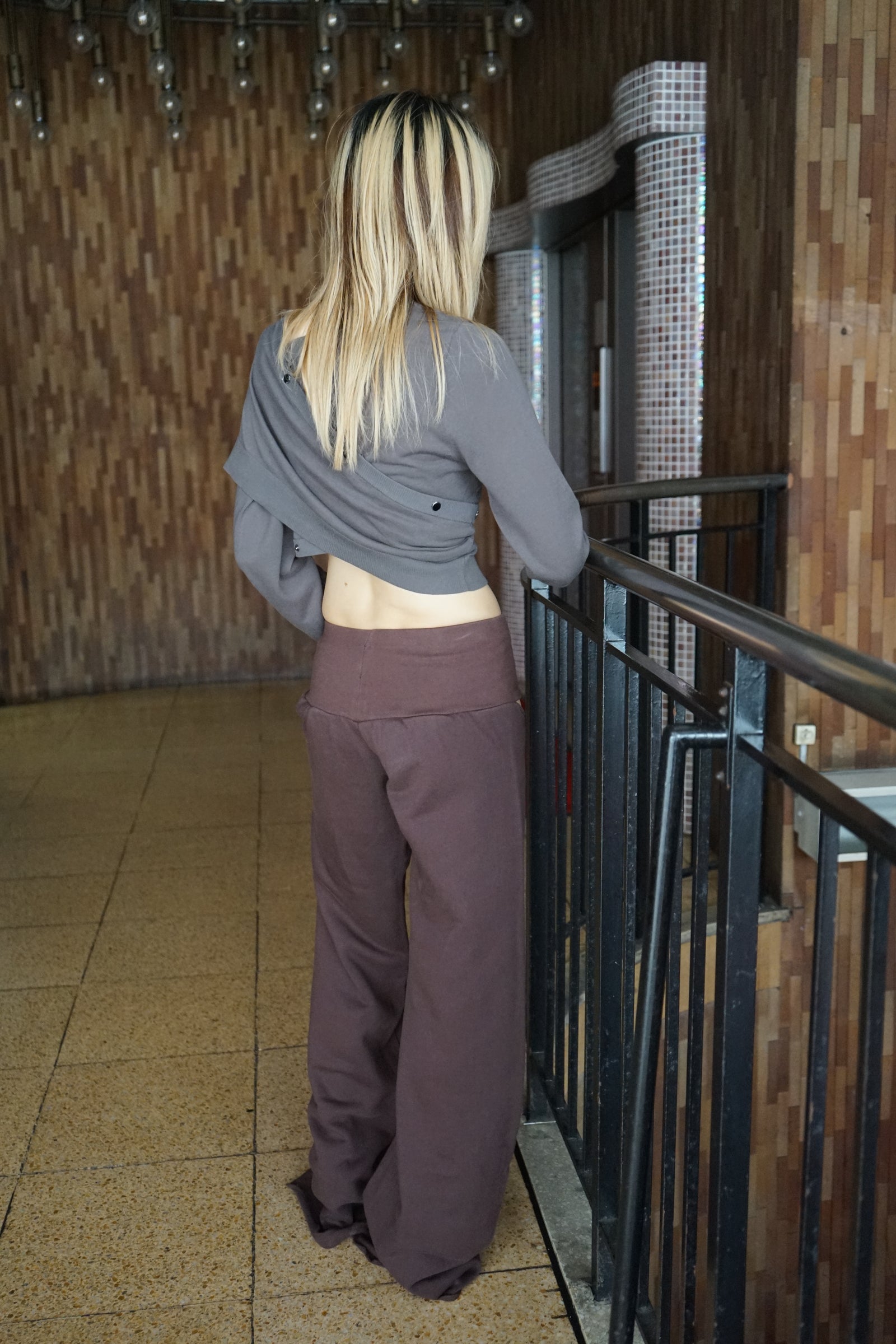 Bleached North Pant - Grape
