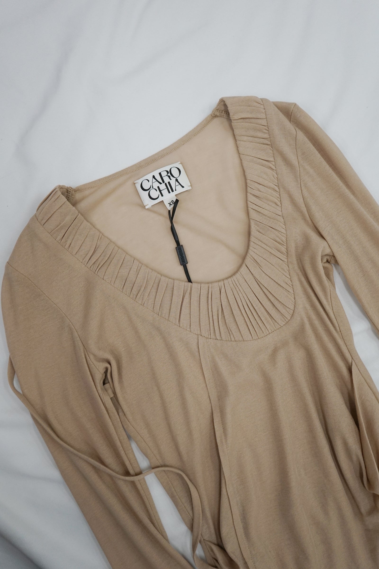 LOANE TOP - Nude