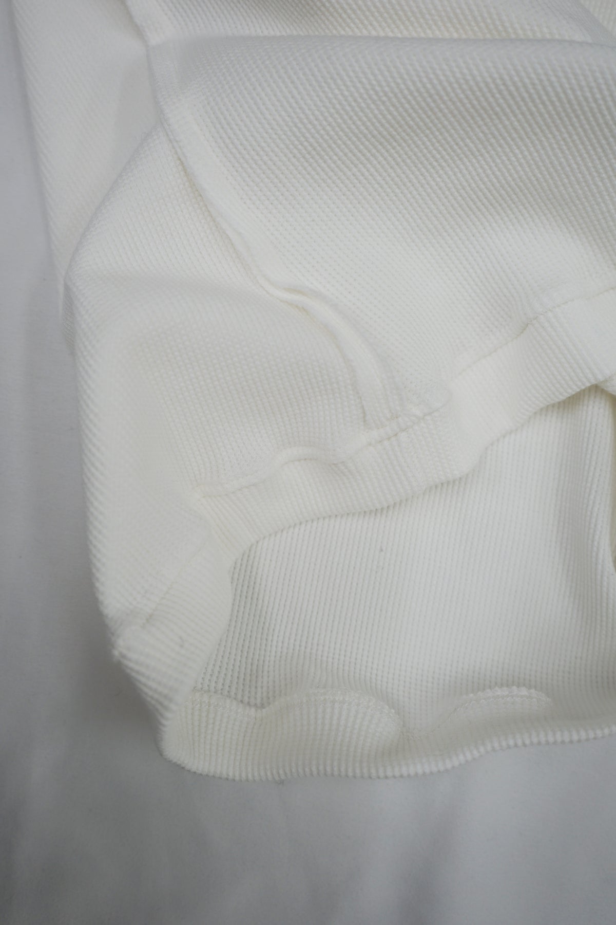 Fitted Waffle Knit Henley