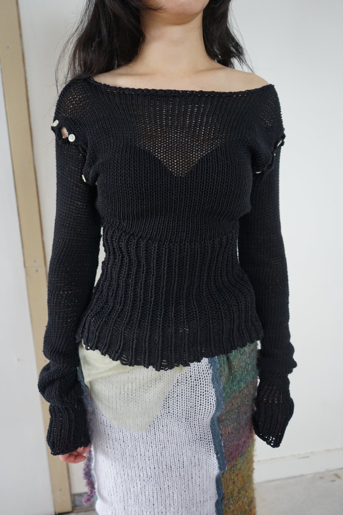 Detachable-Sleeve Sweater