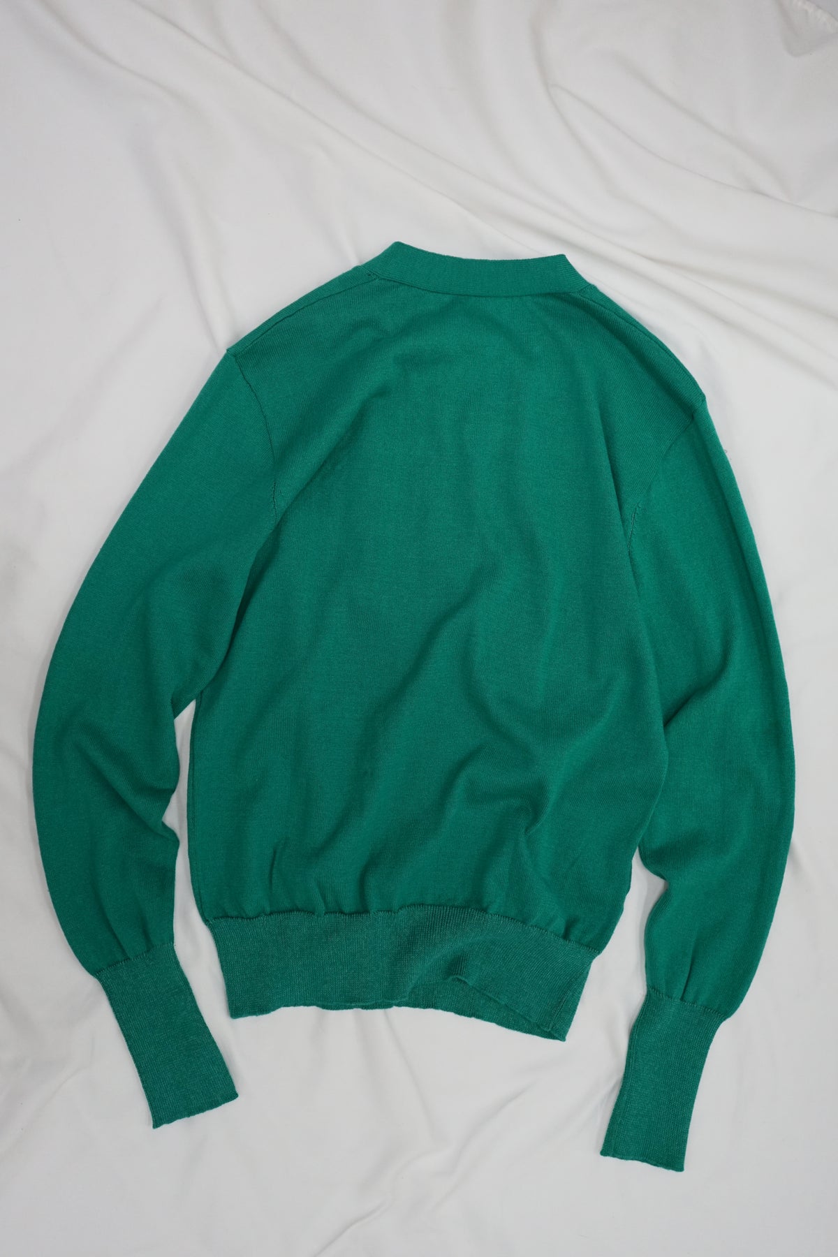 Hand-Dyed "KL" Knit Jumper - Green