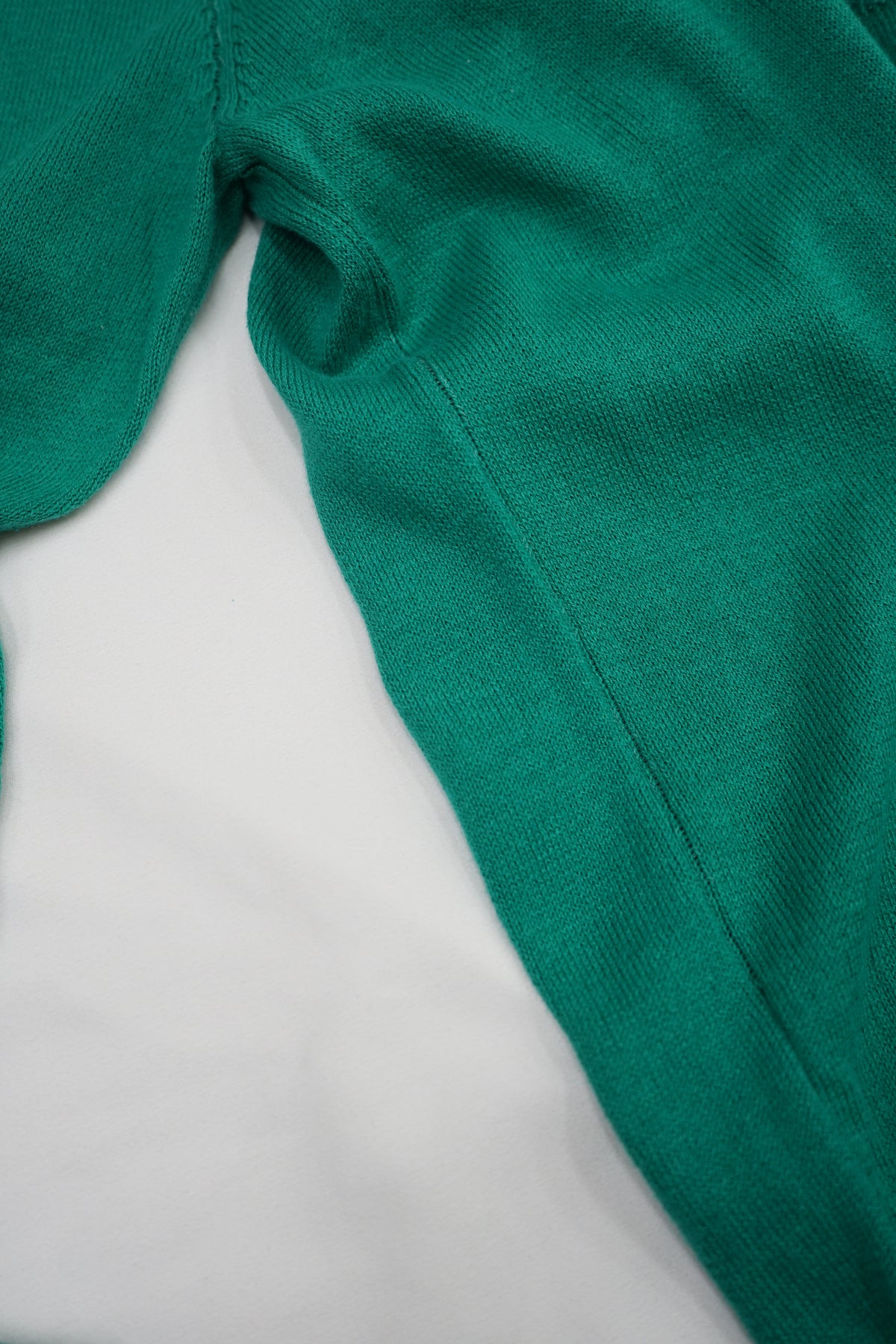 Hand-Dyed "KL" Knit Jumper - Green