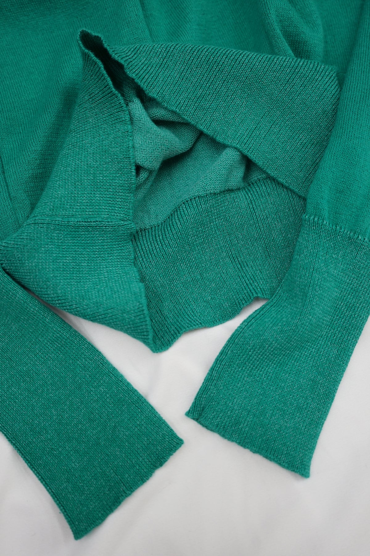 Hand-Dyed "KL" Knit Jumper - Green