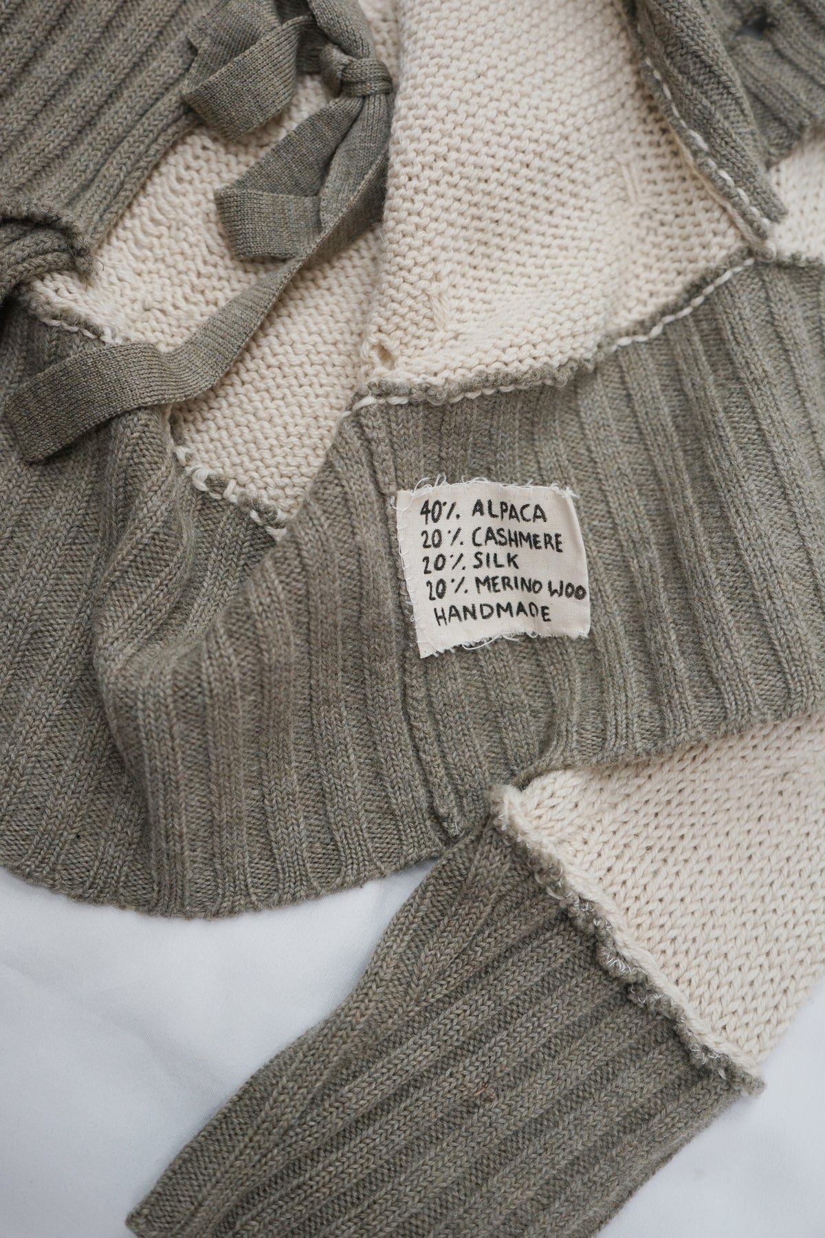 Upcycled Knit Cardigan