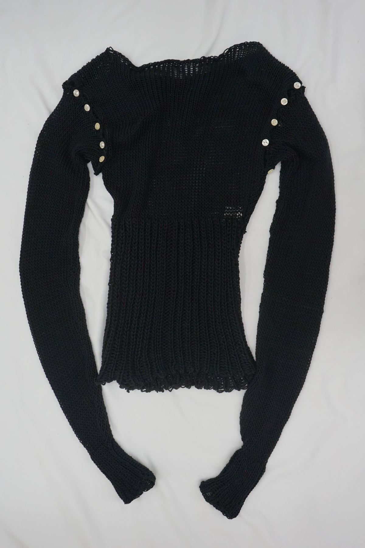 Detachable-Sleeve Sweater