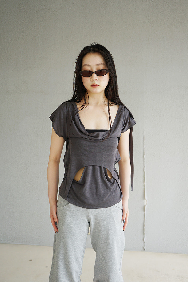 ANTRO GREY TOP