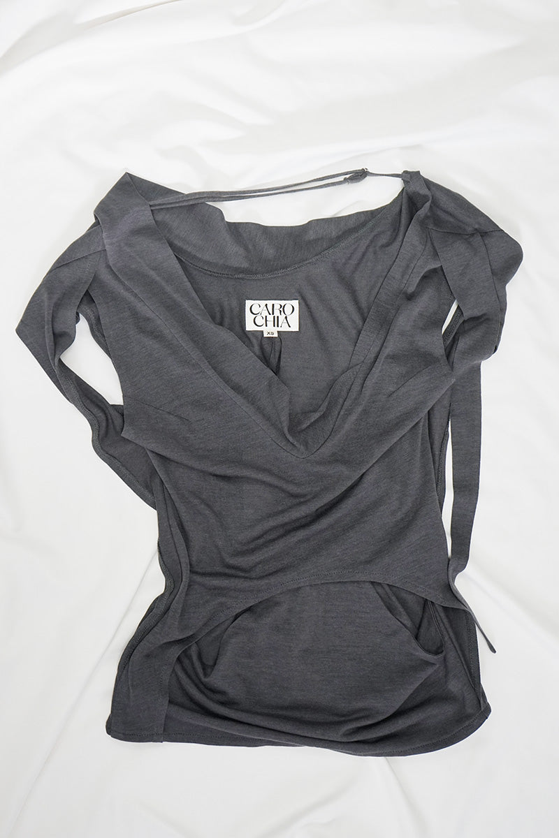 ANTRO GREY TOP