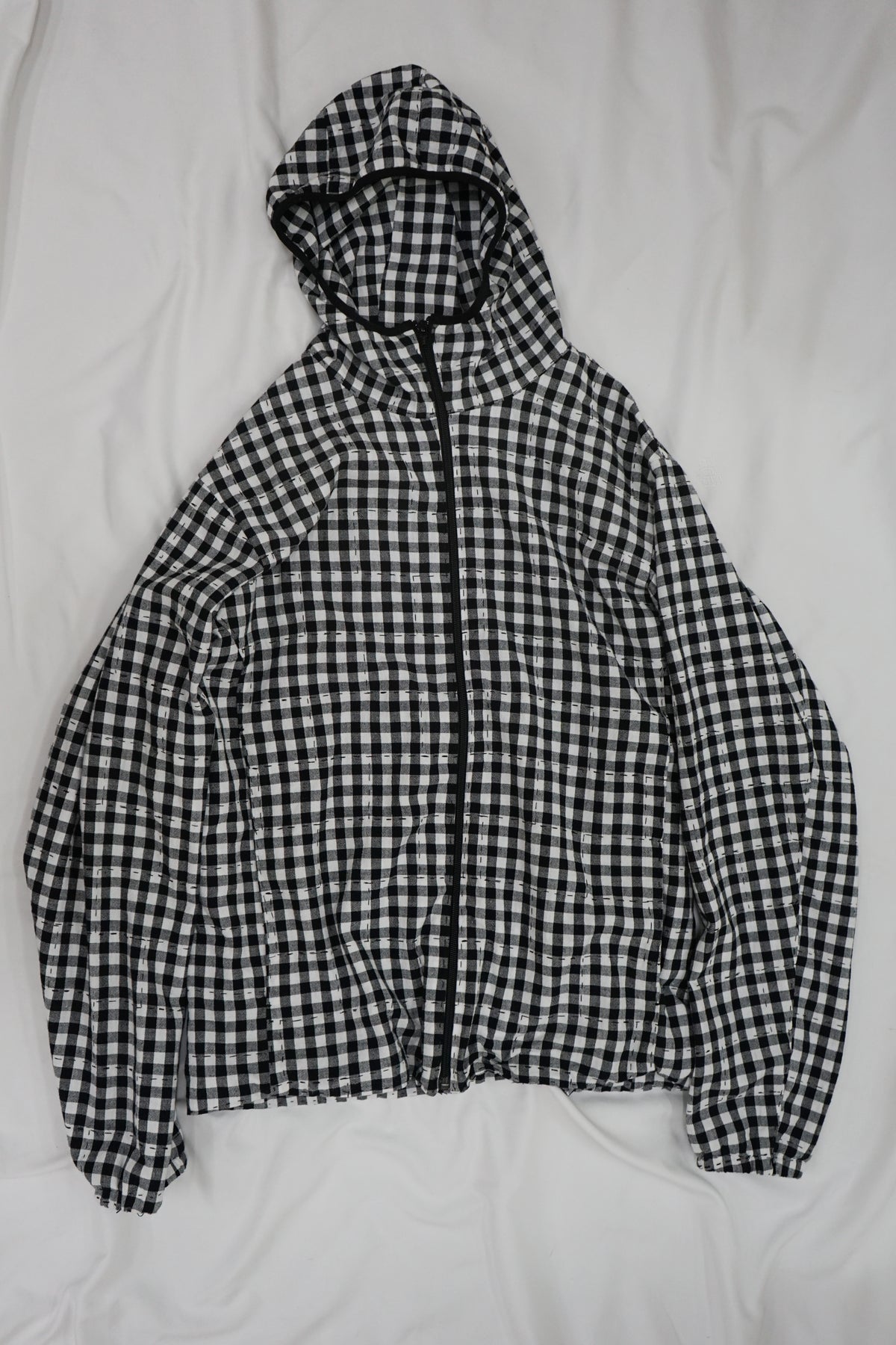 Black and white check jacket