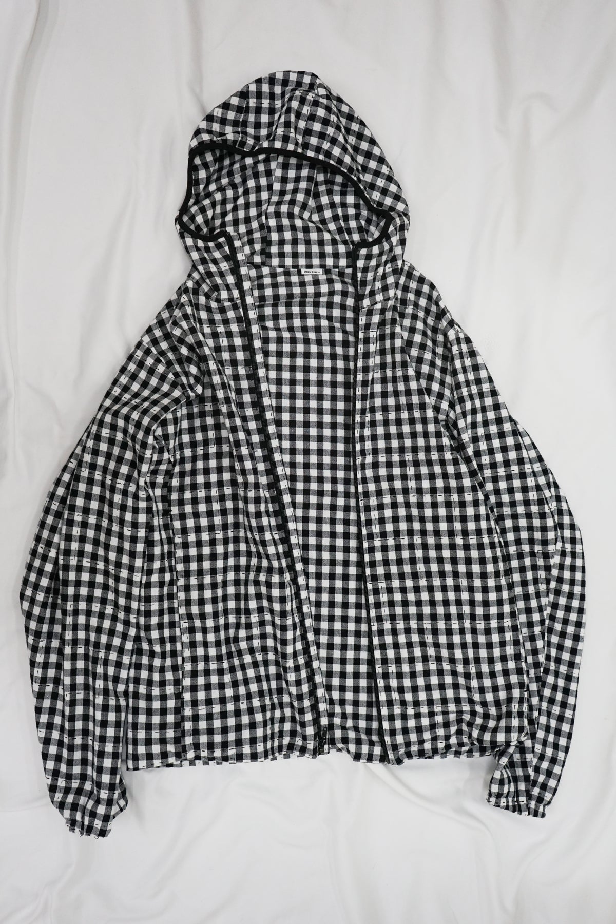 Black and white check jacket