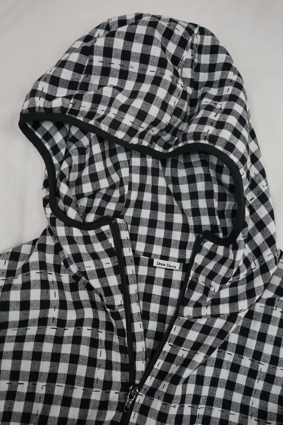 Black and white check jacket