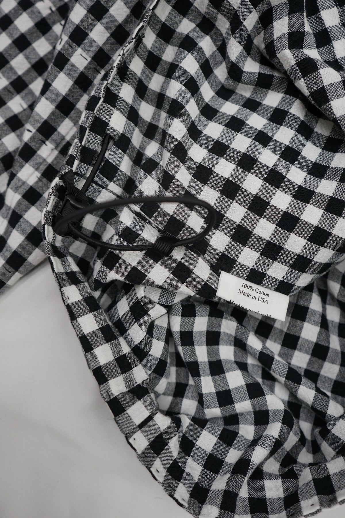 Black and white check jacket
