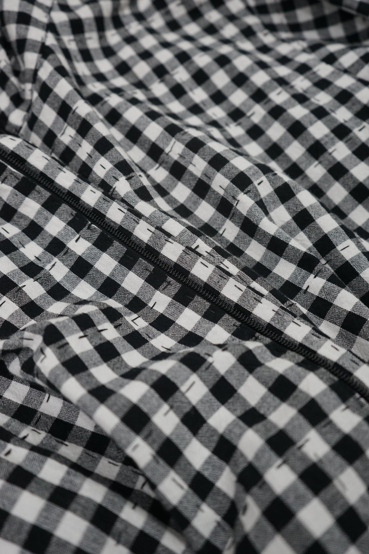 Black and white check jacket