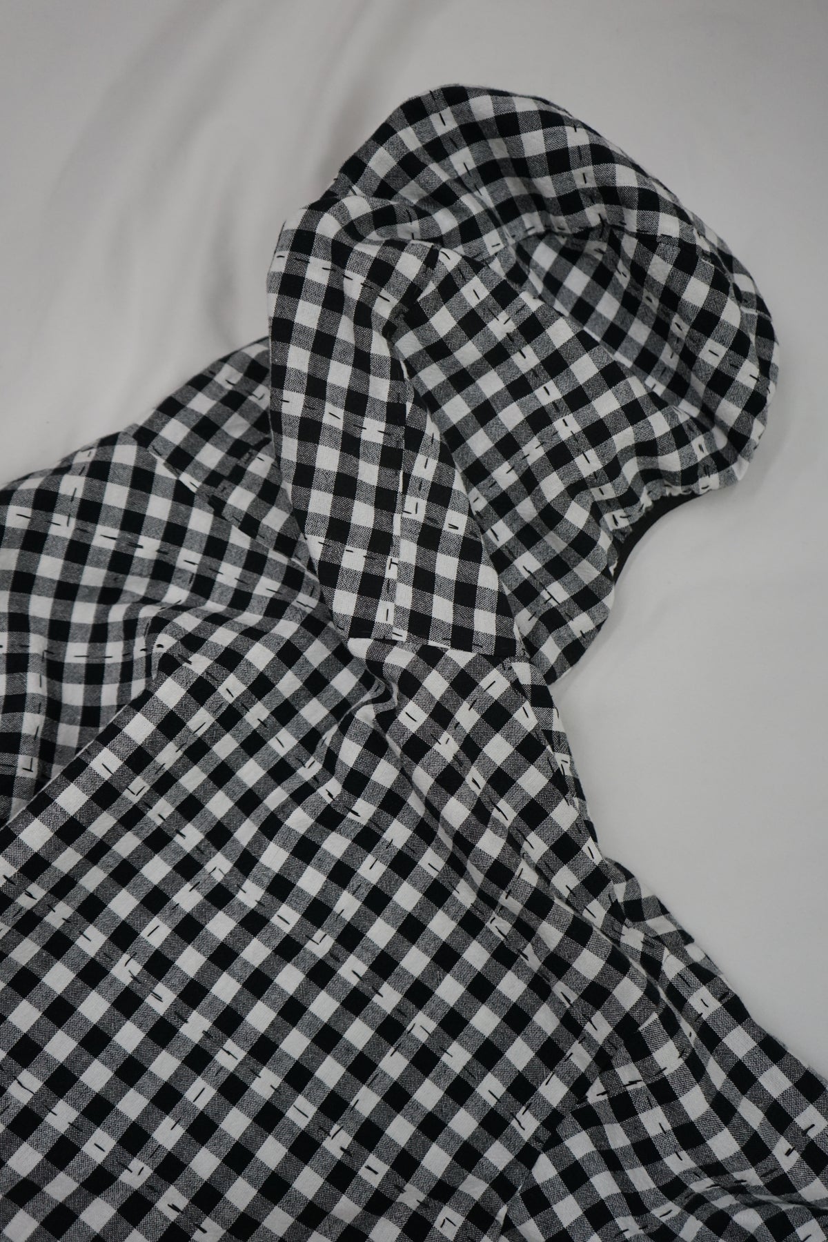 Black and white check jacket