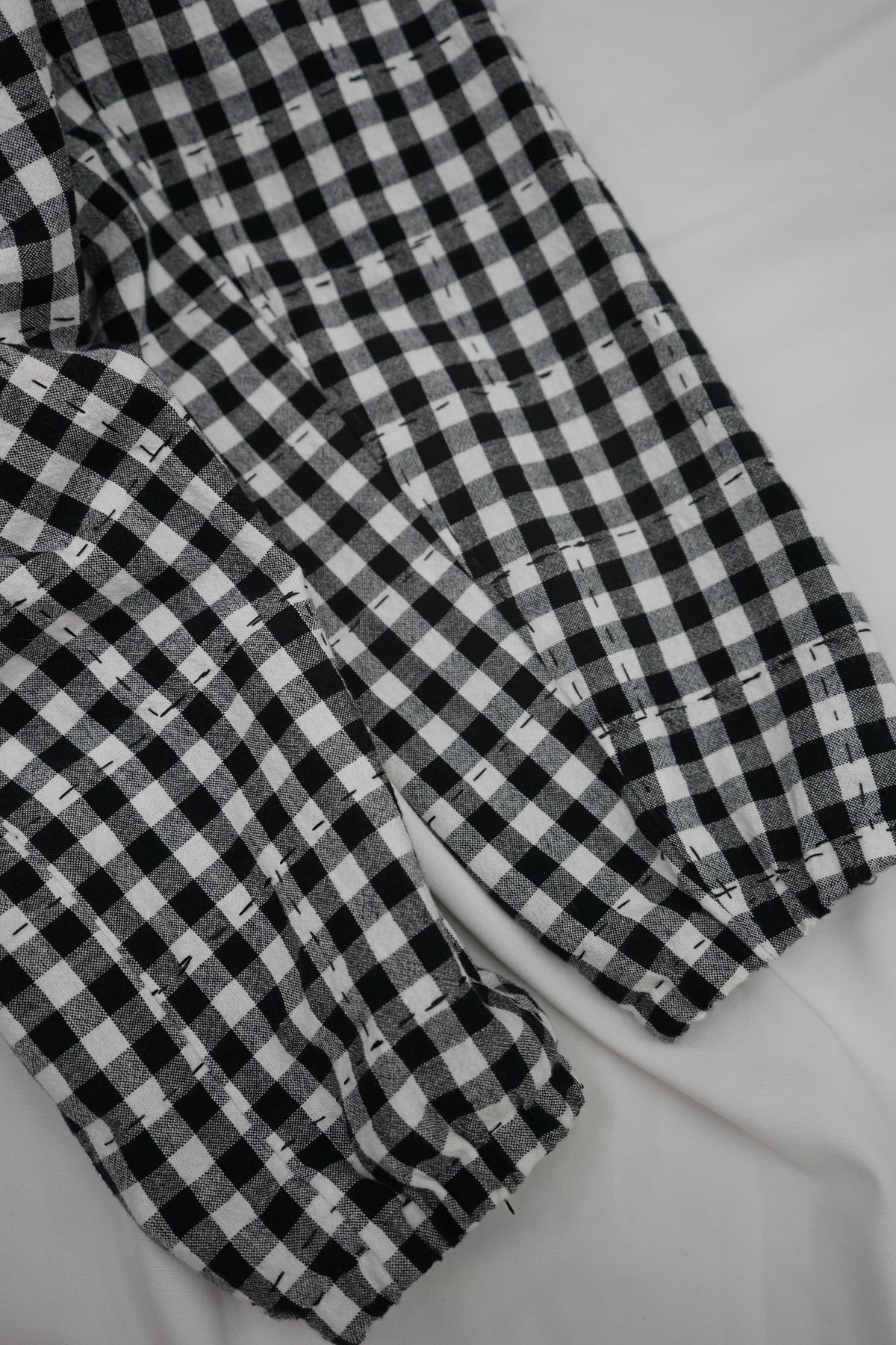 Black and white check jacket