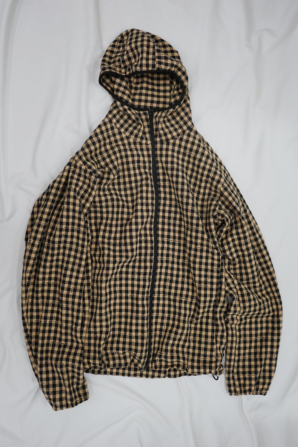 Black and tan check jacket