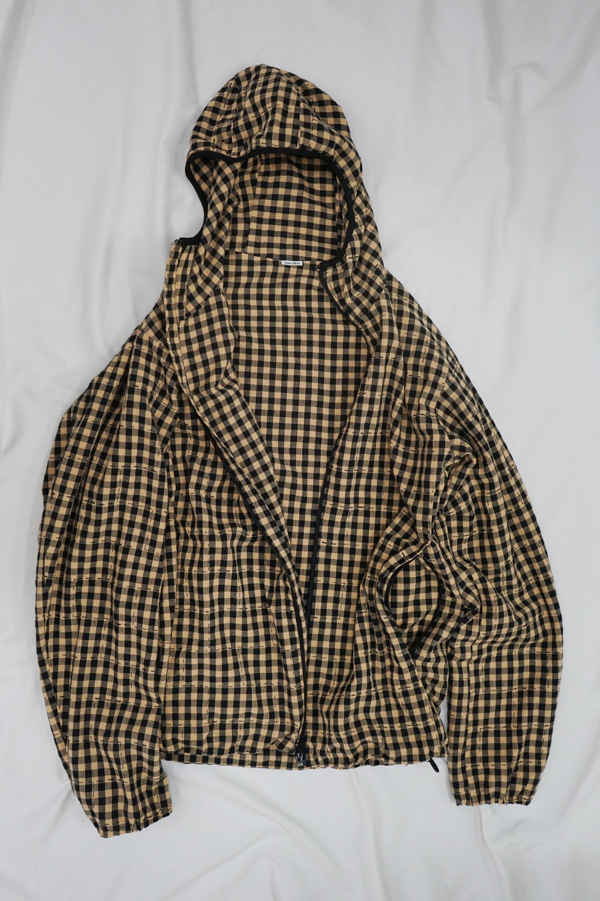 Black and tan check jacket