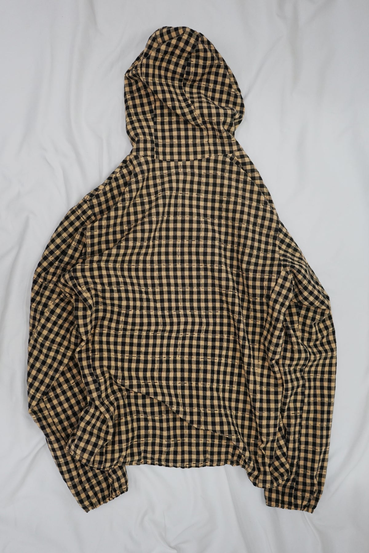 Black and tan check jacket