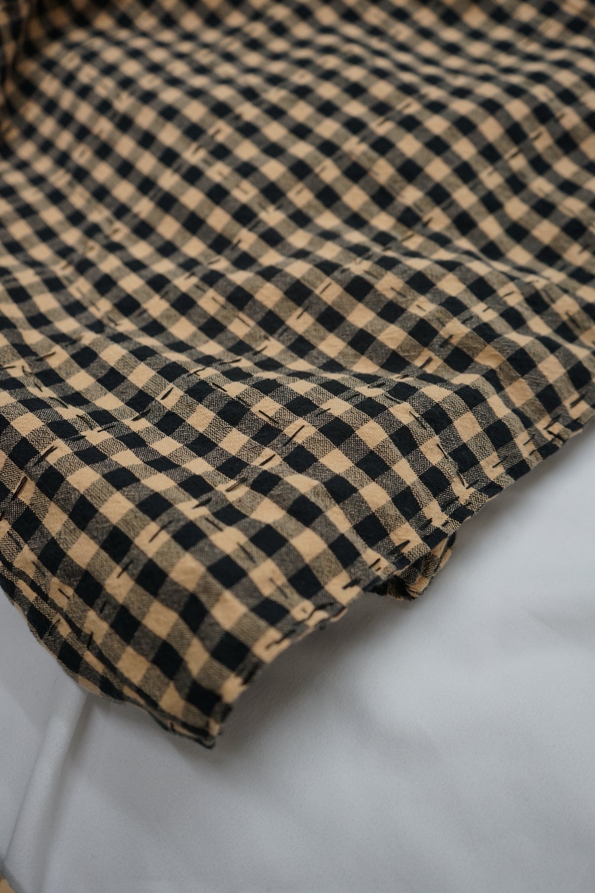 Black and tan check jacket