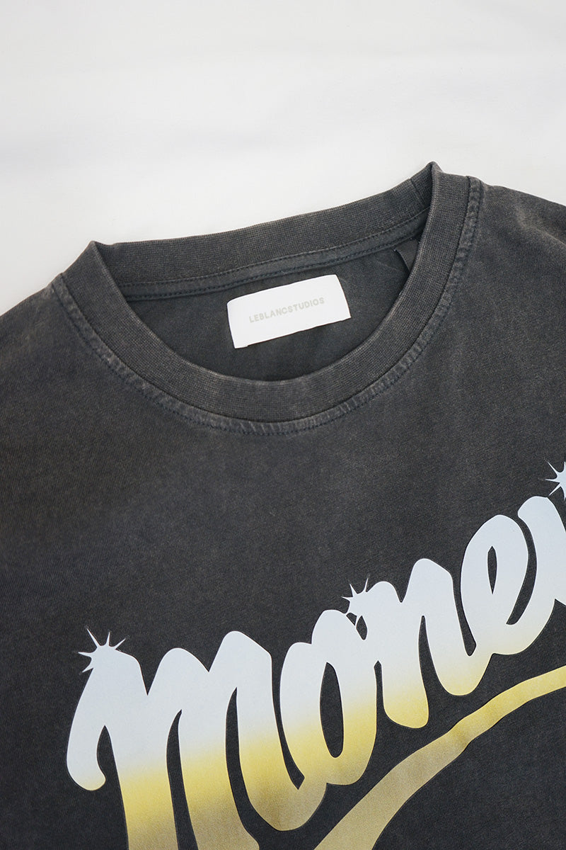 Money Tee Faded Black