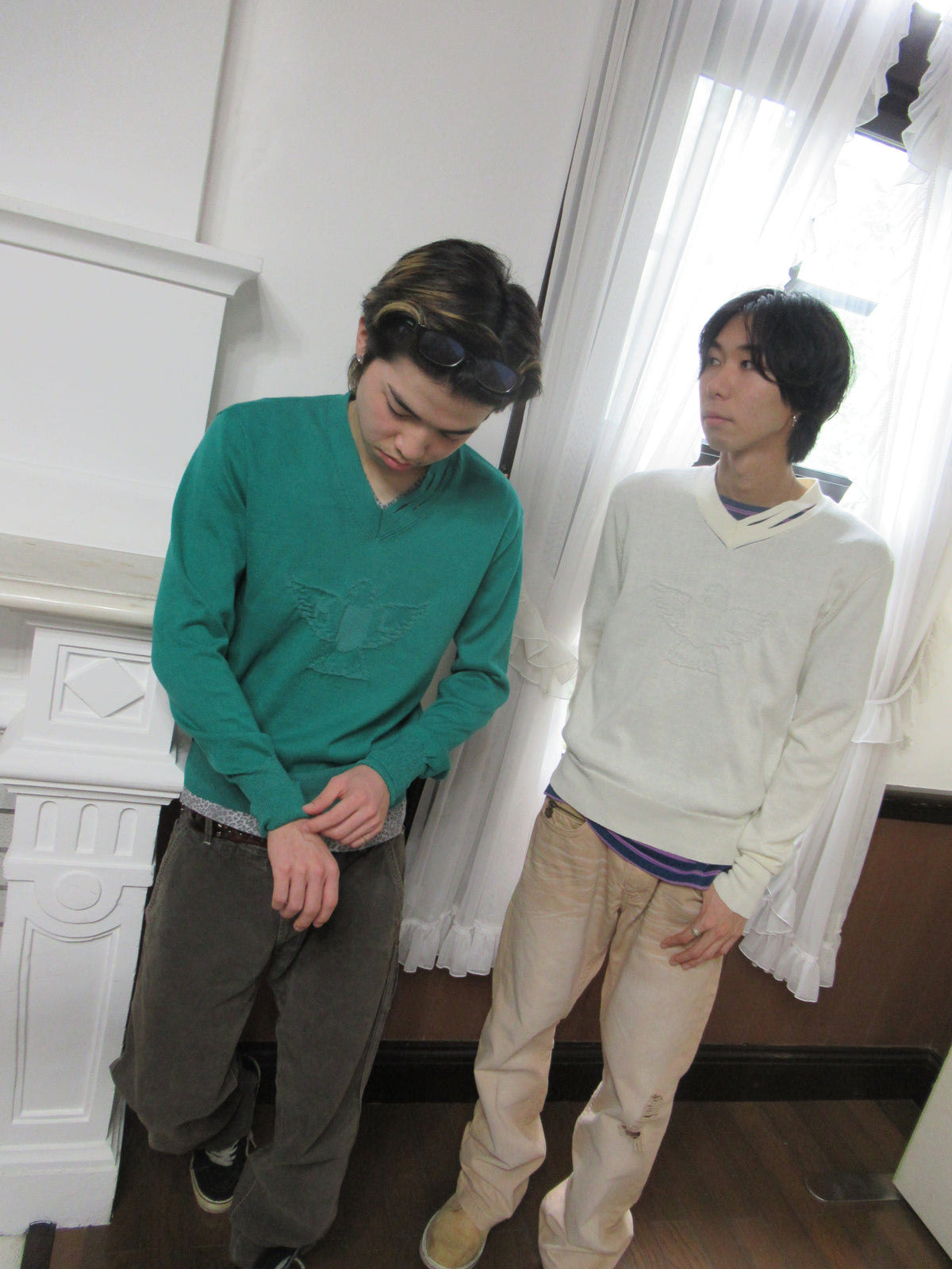 Hand-Dyed "KL" Knit Jumper - Ivoly