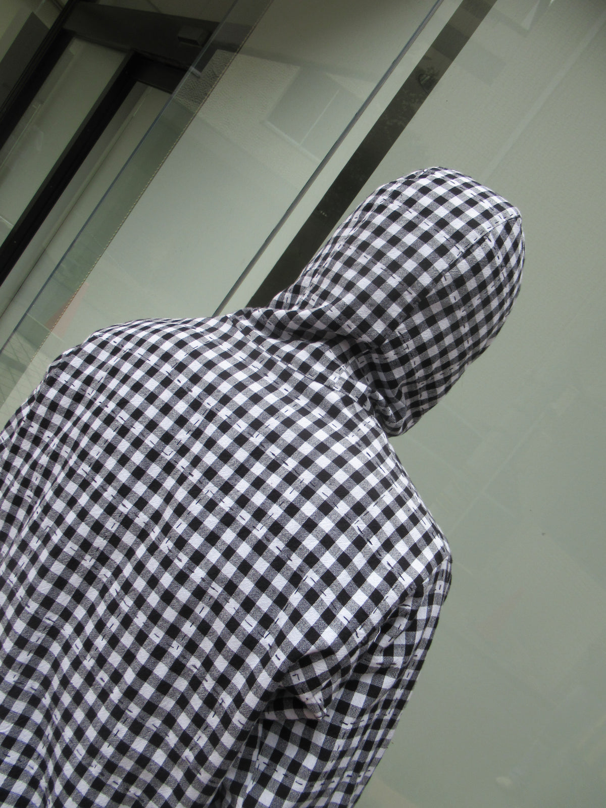 Black and white check jacket