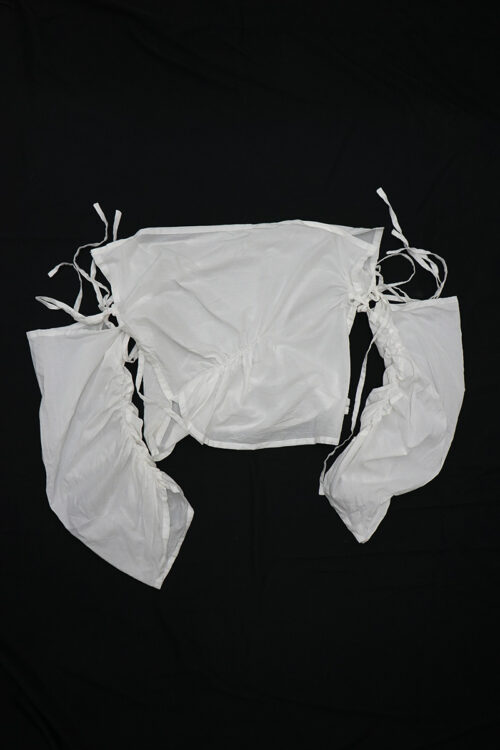 White Cotton Vest + Sleeves