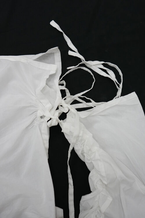 White Cotton Vest + Sleeves