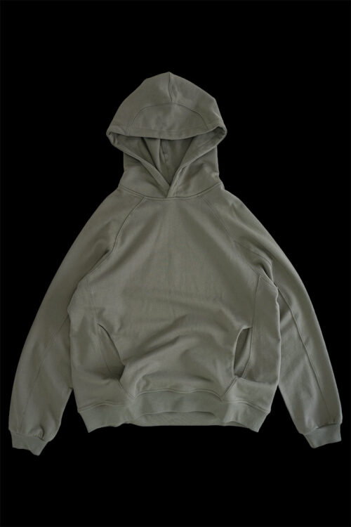 French terry cotton hoodie