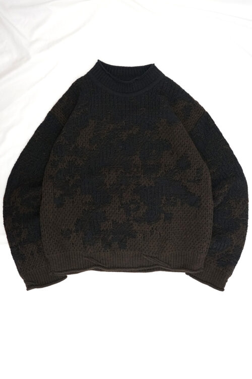 BROWN RUST KNIT SWEATER