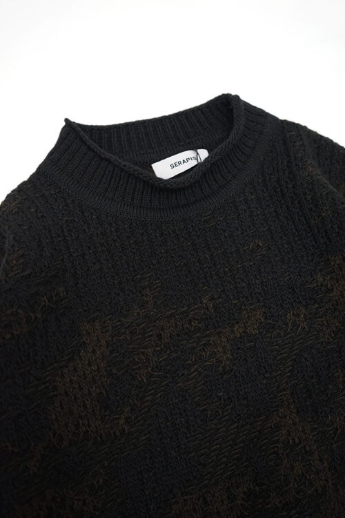 BROWN RUST KNIT SWEATER