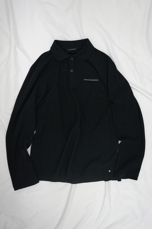 POLO LS SHIRT BLACK