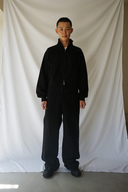 430000-WT-0124 BLACK WIDE TROUSERS