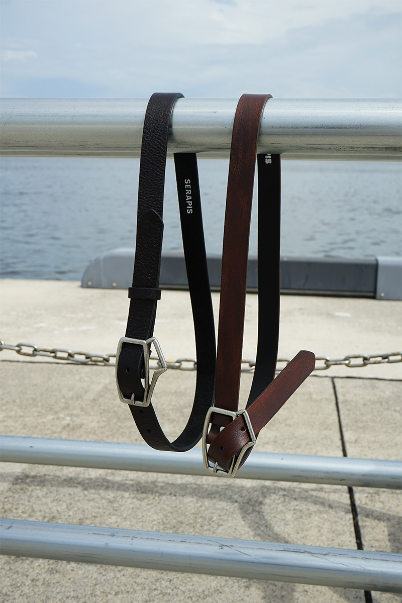 えりちゃん様　serapis BLACK LEATHER BELT えりちゃん様serapis BLACK LEATHER BELT