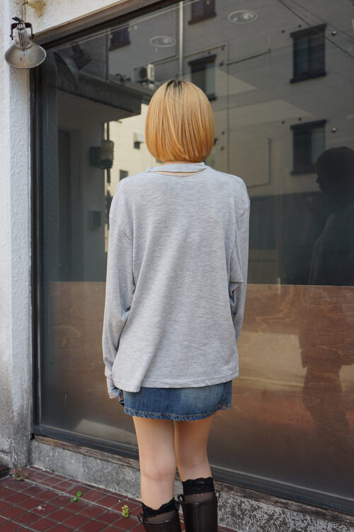 Zipper Long Sleeve / Gray