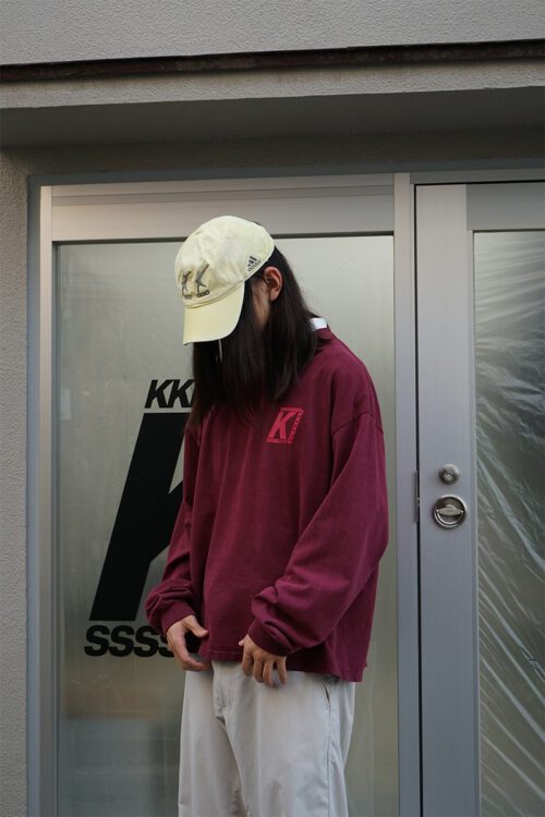 MAROON EVERGREEN LS TEE