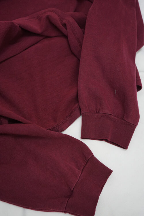 MAROON EVERGREEN LS TEE