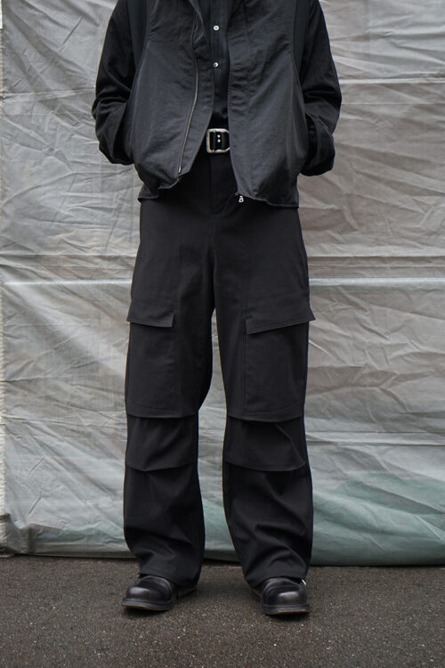 BLACK UTILITY TROUSER V3