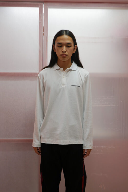 POLO LS SHIRT WHITE