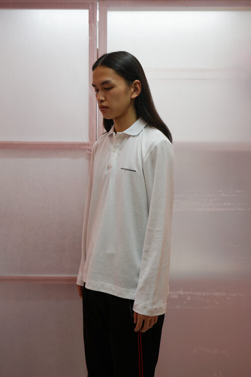 POLO LS SHIRT WHITE