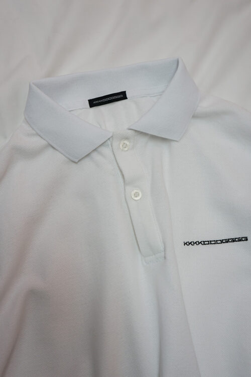 POLO LS SHIRT WHITE