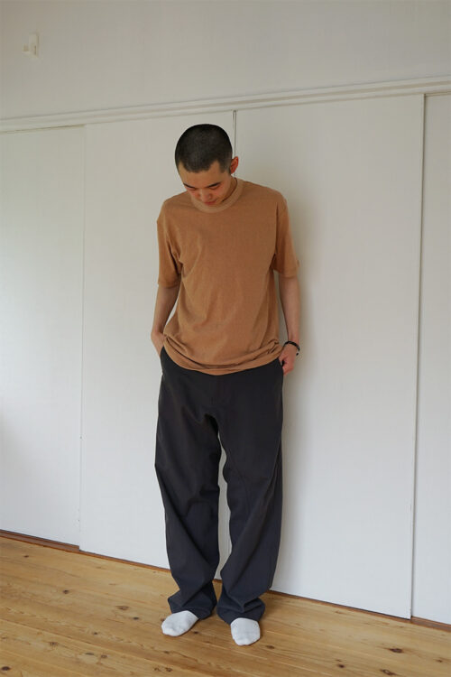 Beige Ringer T-shirt (Reversible)