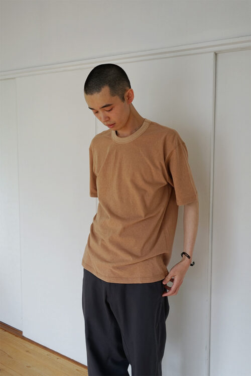 Beige Ringer T-shirt (Reversible)