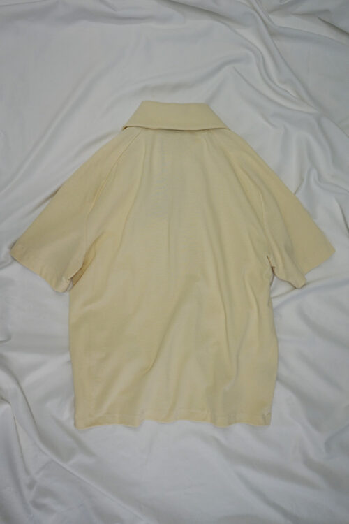 CREAM YELLOW DYED SAILOR SS POLO SHORT 