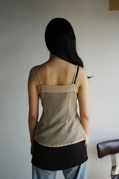 ALVARO NUDE SILK DRESS
