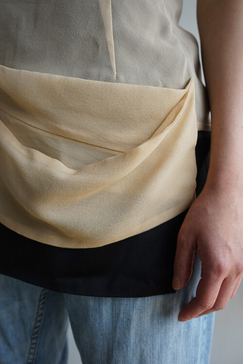 ALVARO NUDE SILK DRESS