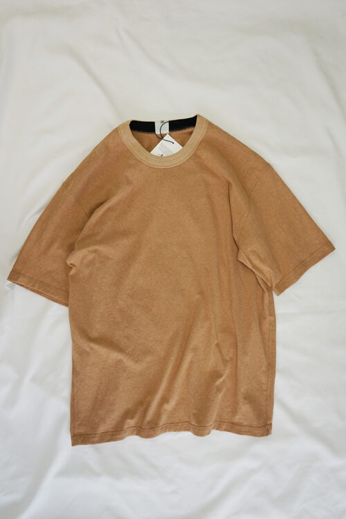 Beige Ringer T-shirt (Reversible)