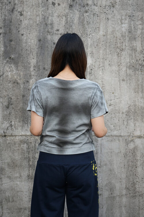 Placket T-Shirt / Gray