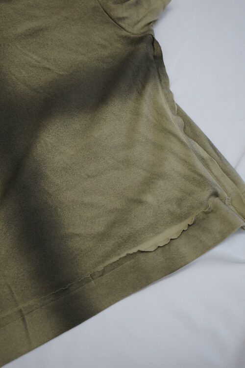 Placket T-Shirt / Yellow Beige
