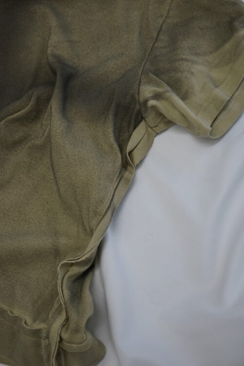 Placket T-Shirt / Yellow Beige